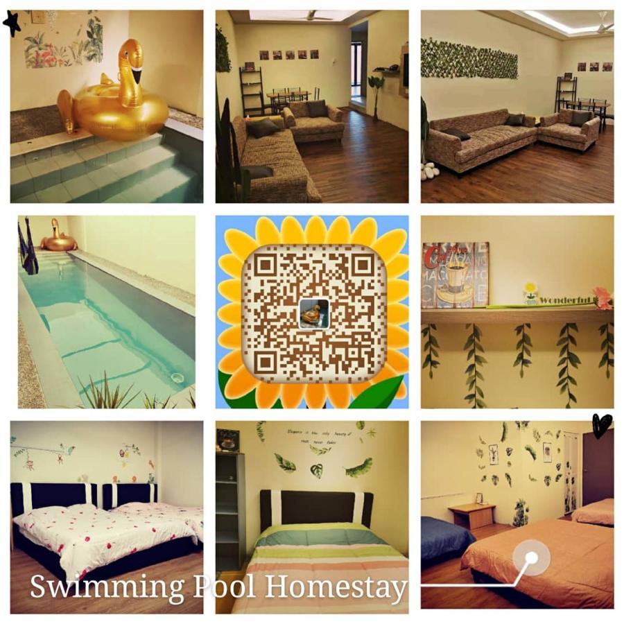 Swimming Pool Party House Apartment Batu Pahat Exterior photo
